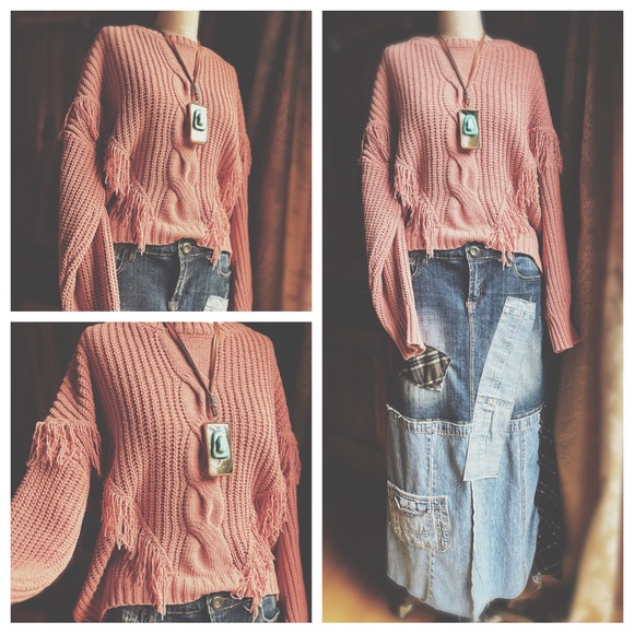 Fringe Sweater Crewneck - Picture 8 of 8